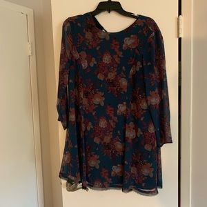 Urban Outfitters Kimchi Blue floral shift dress